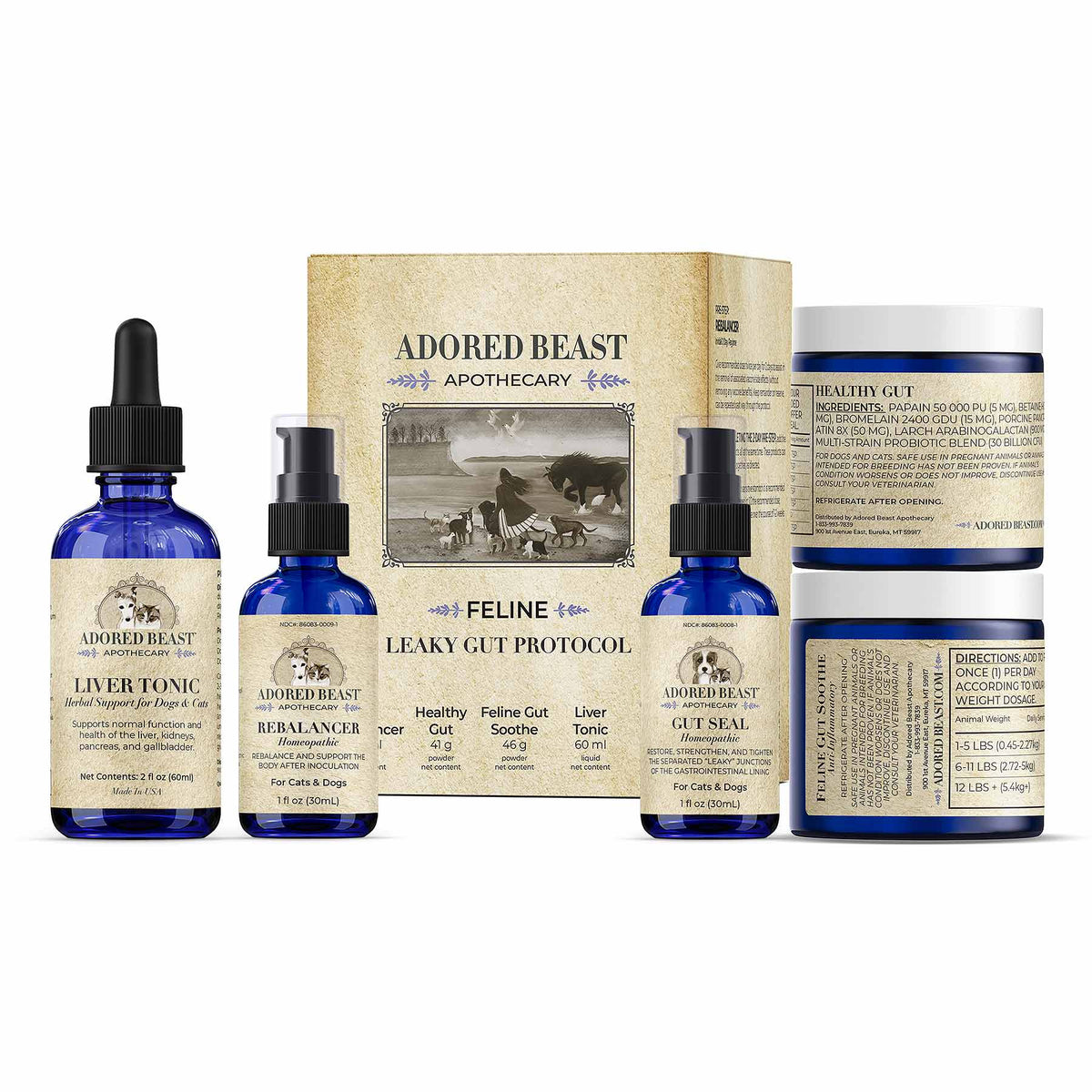 Feline Leaky Gut Protocol | Adored Beast Apothecary