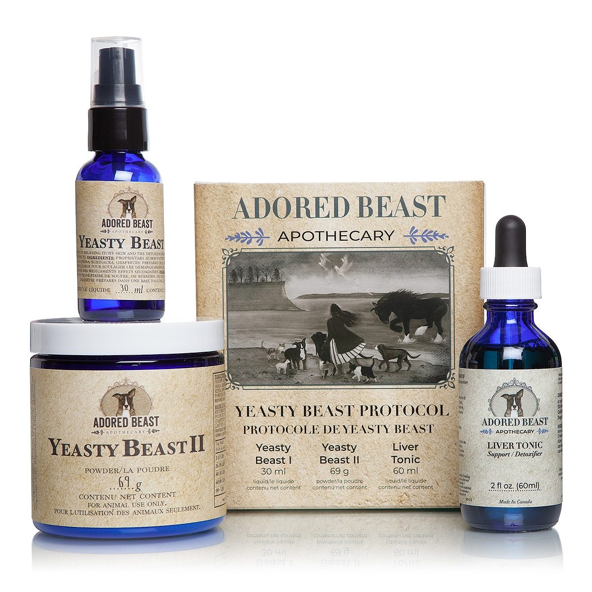 Yeasty Beast Protocol - 3 product kit - Adored Beast Apothecary